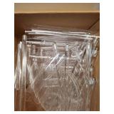 10 Arm Acrylic Candelabra Centerpieces for Wedding Tables, Floor Clear Tall Candlesticks Holder with Removable Lampshade for Birthday Party Home Decoration, Fit 0.82 LED Candles(37.7Inches) - Retail: 