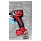 MilwaukeeM18 18V Lithium-Ion Brushless Cordless 1/4 in. Compact Impact Driver (Tool Only) - Retail:$150