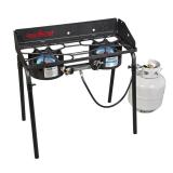 Camp Chef Explorer 2 Burner 60 000 BTU Outdoor Camping Tailgating Cooking Stove - Retail: $159.99
