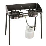 Camp Chef Explorer 2 Burner 60 000 BTU Outdoor Camping Tailgating Cooking Stove - Retail: $159.99
