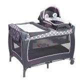 Baby Trend Lil Snooze Deluxe II Nursery Center - Daisy Dots