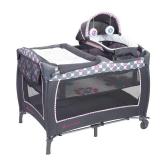 Baby Trend Lil Snooze Deluxe II Nursery Center - Daisy Dots