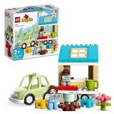 LEGO DUPLO Town Family House on Wheels Toy with Car 10986