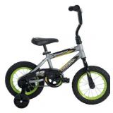 Huffy 12 in. Rock It Kids Bike  for Boys Ages 3 and up Years  Child  Grey Matte and Lime - Damage