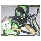 Huffy 12 in. Rock It Kids Bike  for Boys Ages 3 and up Years  Child  Grey Matte and Lime - Damage