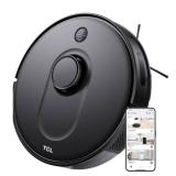 TCL Sweeva 6000 Smart Robot Vacuum, Customizable Mapping, Resume & Recharge, Hard Floors & Carpets, Auto-Boost, RV6014B,