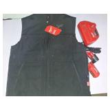 Milwaukee 205B-3X-LREC M12 Heated AXIS Black Hooded Jacket Kit with Battery and Charger - Retail: $299.99