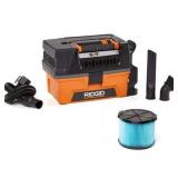 Ridgid 3 Gallon 5.0 Peak HP NXT Shop Vac Wet Dry Vacuum with Fine Dust Filter  Expandable Hose and Accessory Attachments (Pre Owned)
