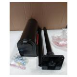 Architectural Mailboxes MB1 Post Mount Mailbox & Ground Post Kit - Black - Medium
