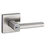 Kwikset Signature SmartKey Halifax Satin Nickel Entry Lockset