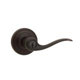 Kwikset Tustin Keyed Entry Lever Featuring Smartkey® in VB