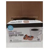 Happy Belly Dark Roast Coffee Pods - 96 Count