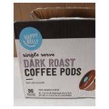 Happy Belly Dark Roast Coffee Pods - 96 Count
