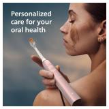 Philips Sonicare DiamondClean 9900 Prestige Electric Toothbrush - with SenseIQ Technology and Advanced AI App, 5 Brushing Modes, 3 Intensity Levels, Charging Travel Case, Pink, Model HX9990/13