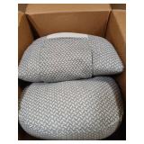 Momcozy Portable Pregnancy Pillow W Shaped Maternity Support for Side Sleepers, Adjustable Travel Wedge Pillow for Back, Belly, and Hip Relief, Ideal for Pregnant Women, Deep Grey