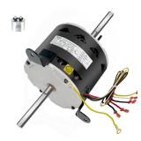 F48AE48A61 Fan Motor Replaces genteq, 3314471.011/3314471.013,1/4HP 1650RPM/3SPD Compatible with RV AC Dometic Duo-Therm Penguin II 641815/641816/641835/641915/641916/641935,115V, LEUNGOO