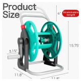 YESTAR Garden Water Hose Reel Cart,Holds 50-60 Ft of 5/8 Inch Hose, Portable Hose Pipe Holder for Outside