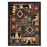 Home Dynamix Buffalo Rustic Area Rug  Bear  7ft 10in x10ft 5in Rectangle