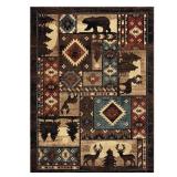 Home Dynamix Buffalo Rustic Area Rug  Bear  7ft 10in x10ft 5in Rectangle