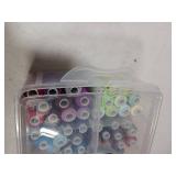 Sewing Thread 100 Colors 40S/2 250 Yards Per Spool 3 Color Sets Options (100 Colors with Storage case) (Lid Cracked)