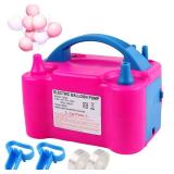 Balloon Pump 600W 110V Electric Balloon Pump Portable Electric Inflator Balloon Air Pump-2 Tying Tools Balloon Blower for Party Decoration