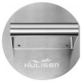 HULISEN Stainless Steel Burger Press, 6.2 inch Round Burger Smasher, Professional Griddle Accessories Kit, Grill Press Perfect for Flat Top Griddle Grill Cooking