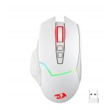 Redragon M690 PRO Wireless Gaming Mouse, 8000 DPI Wired/Wireless Gamer Mouse w/Rapid Fire Key, 8 Macro Buttons, Ergonomic Design for PC/Mac/Laptop, White