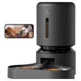 PETLIBRO Automatic Cat Feeder with Camera for Two Cats, 1080P HD Video with Night Vision, 5G WiFi Pet Feeder with 2-Way Audio for Cat & Dog, Low Food & Motion & Sound Alerts, Dual Tray, Black 5L