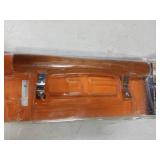 Sliding Glass Door Handle Set  6-5/8 in.  Diecast and Wood  Hook Style (Handle Only)