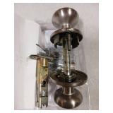 Kwikset SmartKey Security Satin Nickel Entry Knob KW1 2-3/4 in.
