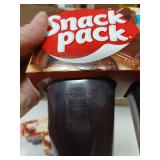 SNACK PACK Pudding Sugar Free Chocolate 3 Packs of 4 Cups 12 Cups Total