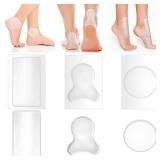Mepase 6 Pcs Gel Ankle Pads Ankle Gel Discs Protector Brace Roller Skates Accessories for Men Women Boots Figure Ice Skating Hockey Inline Hiking Riding Ski Protection