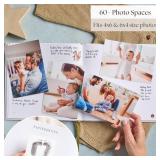 Baby Memory Book New Mom Gift - Baby Scrapbook Record Book & Photo Album - Gift for Newborns Baby Boy & Girl, Great For Baby Showers (Woodland)