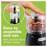 Hamilton Beach Electric Vegetable Chopper and Mini Food Processor, 3-Cup, 350 Watts, for Dicing, Mincing, and Puree, Black (72850) - Retail: $25
