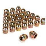 dynofit 14mmx1.5 32pcs OEMStockFactory Lug Nuts for C2500(Suburban) C3500, Express 3500 K3500 Silverado 2500(HD) 3500 Suburban 2500, M14x1.5 Wheel Lugnuts for Savana 25003500 Sierra 25003500HD - Retai