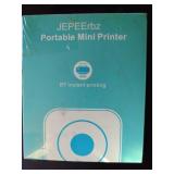 Mini Printer Portable, Inkless Sticker printer with 8 Rolls Paper, Bluetooth Wireless mini thermal printer Compatible with iOS + Android for Journal, Memo, Photo, Print Pod Gifts for Girls Kids - Reta