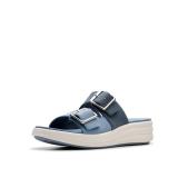 Clarks Womenfts Drift Buckle Slide Sandal, Denim Combi, 9 - Retail: $28
