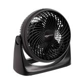Amazon Basics Air Circulator Fan, Desk Fan for Bedroom, Home and Office, With 90-Degree Tilt Head, 3 Speed Settings, Lightweight (3 LBS), 35 Watts, Black, 11.1W x 6.3D x 10.9H - Retail: $18