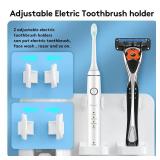 TuCao Toothpaste Dispenser Wall Mounted, Automatic Toothpaste Dispenser for Kids, Toothbrush Dispenser for Bathroom with 4 Toothbrush Slots - Retail: $14