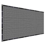 FAIR WIND Shade Cloth 90 Sun Shade Fabric Privacy Screen Shade Cover Patio Canopy with Grommets Shade Net for Garden Outdoor Pergola 12 x 16 FT - Grey - Retail: $70