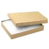 RJ Displays 15 Pack Jewelry Brown Kraft Color Paper Cardboard Cotton Filled Jewelry Bracelets, Necklaces, Brooch, Bangles, Watches Gift Display Presentation Box Size 7" x 5" x 1-18" - Retail: $25