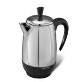 Farberware Electric Coffee Percolator, Stainless Steel Basket, Automatic Keep Warm, No-Drip Spout, 8 Cup - Retail: $62