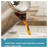 Farberware Electric Coffee Percolator, Stainless Steel Basket, Automatic Keep Warm, No-Drip Spout, 8 Cup - Retail: $62