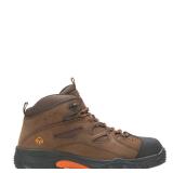 WOLVERINE mens Hudson Steel Toe Mid industrial and construction boots, BrownBlack, 9.5 X-Wide US - Retail: $66