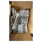 Monaco Hanging Storage Bags, 15-Pack of 10 x 12.5-inch Clear Plastic Bags for Classroom, Library, and Pharmacy Use - Retail: $28