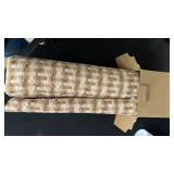 Kevin Textile Outdoor Waterproof Throw Pillow Covers Pack of 2 Farmhouse Decorative Cushion Covers for Garden Patio Tent Balcony Bench Couch Sofa 20x20 Inch, Light Brown - Retail: $19