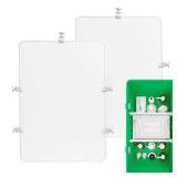 DGLOZE 2PCS Divider Tray for Bogg Bag X Large - Divide Space and Organizer Bags - Beach Bag Accessories (White) - Retail: $10
