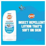 OFF! Insect Repellent Lotion for Adults and Kids, Fragrance-Free Bug Repellent for Everyday Protection from Mosquitoes and Ticks, 3.8 oz - Retail: $5