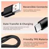 10 ft Charger for TCL 30 XE,40 XE,40X 5G,40R,20 Pro 5G,30 SE,20S,20 SE,10L,10 Plus,10 SE,10 Pro 405,30XL,TCL FLIP 2,FLIP PRO,TCL Tab 11,Tab 8 4G,Tab 10 HD Tablet USB C Charging Cable - Retail: $10