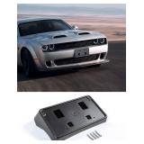 Savadicar Front License Plate Frame, Durable ABS License Plate Holder Bracket Compatible with 2010-Present Dodge Challenger, Exterior Accessories, 1 PC, Black - Retail: $20